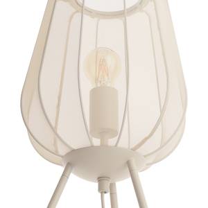 Lampe AMAL Fer / Polyester - 1 ampoule - Beige