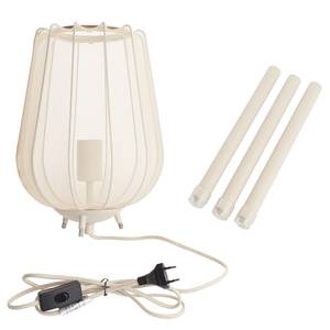 Lampe AMAL Fer / Polyester - 1 ampoule - Beige