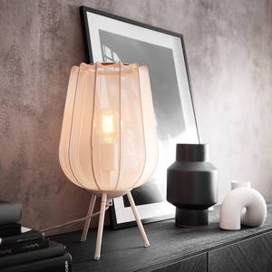 Lampe AMAL Fer / Polyester - 1 ampoule - Beige