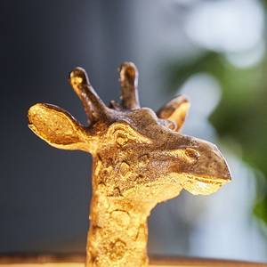 Tischleuchte RAFFA Giraffe Polyresin / Polyester - 1-flammig - Gold
