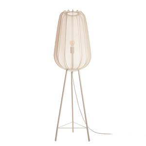 Lampadaire AMAL Fer / Polyester - 1 ampoule - Beige