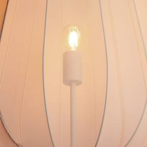 Lampadaire AMAL Fer / Polyester - 1 ampoule - Beige