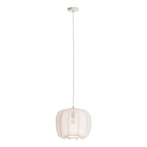 Suspension AMAL Fer / Polyester - 1 ampoule - Beige - Diamètre : 40 cm