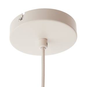 Suspension AMAL Fer / Polyester - 1 ampoule - Beige - Diamètre : 40 cm