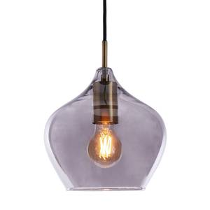 Hanglamp SOFIE ijzer/glas - 5 vlammen - bronskleurig