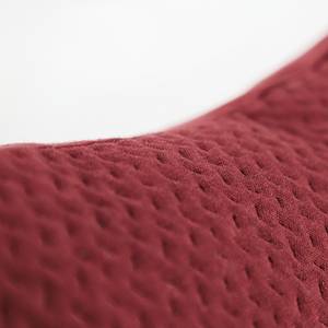 Federa per cuscino Harp Structure Poliestere - Rosso scuro - 45 x 45 cm