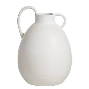 Vase LENA mit Henkel Terracotta - Creme