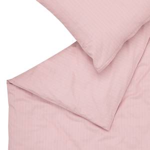 Beddengoed van Bevertien Cuno katoen - rosé - set van 3 - Oud roze - 200x200cm + 2 kussens 80x80cm