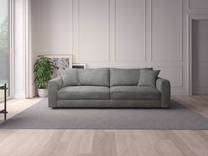 3-Sitzer Sofa LAYAA Bouclé Stoff Bony: Grau