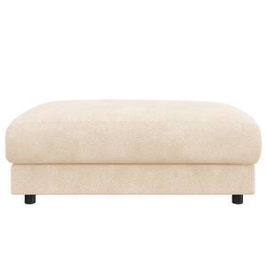 Polsterhocker Layaa Bouclé Stoff Bony: Beige