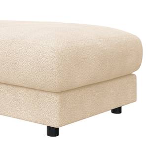 Polsterhocker Layaa Bouclé Stoff Bony: Beige