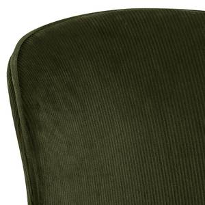 Gestoffeerde stoel Koriella set van 2 Groen - Metaal - Textiel - 43 x 82 x 59 cm