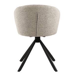 Chaises capitonnées Kolmos - Lot de 2 Tissu Bouclé Moena: Beige