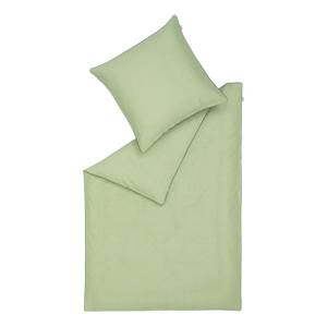 Copripiumino e federa Ease Cotone - Verde pallido - 155 x 220 cm + cuscino 80 x 80 cm