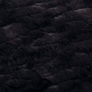 Plaid Furry Polyester - Noir