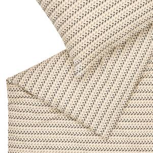 Parure de lit flanelle de coton Nordic Coton - Gris - 155 x 220 cm + oreiller 80 x 80 cm
