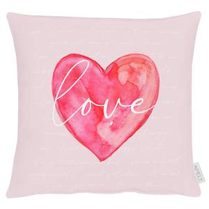 Housse de coussin 6800 Polyester / Coton - Rose - 40 x 40 cm