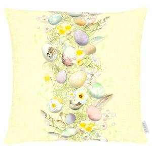 Housse de coussin 6810 Polyester / Coton - 46 x 46 cm - Jaune clair