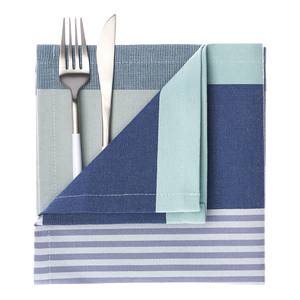 Serviette de table COOL OASIS Coton - Bleu