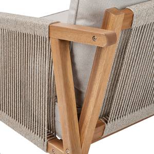 Outdoor-Sessel ROPE ISLAND FSC®-zertifiziertes Akazienholz / Polypropylen / Polyester - Taupe