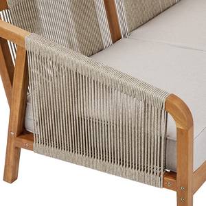 Outdoor-Sofa ROPE ISLAND FSC®-zertifiziertes Akazienholz / Polypropylen / Polyester - Taupe
