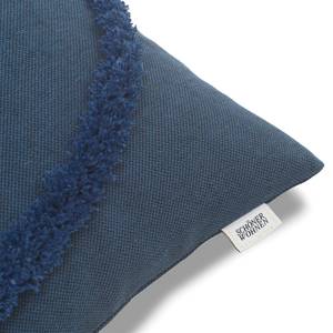 Housse de coussin Join Polyester / Coton - Bleu