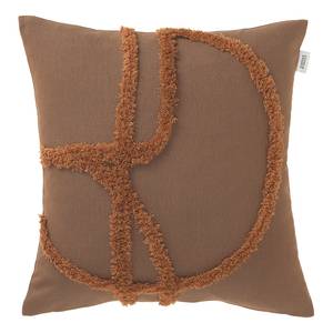 Housse de coussin Join Polyester / Coton - Marron