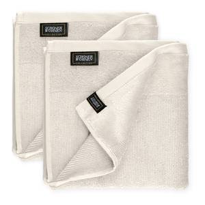 Serviette de toilette Sense Coton - Blanc crème - Lot de 2