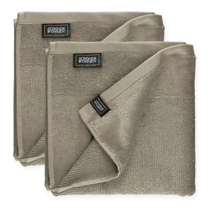 Serviette de toilette Sense Coton - Sable - Lot de 2