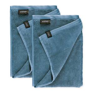 Telo da bagno Cotone - Blu - Set da 2 - Blu - Set da 2