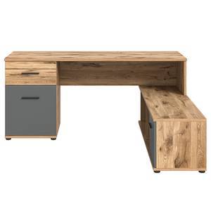 Bureau de maçon Gris - En partie en bois massif - 170 x 76 x 151 cm