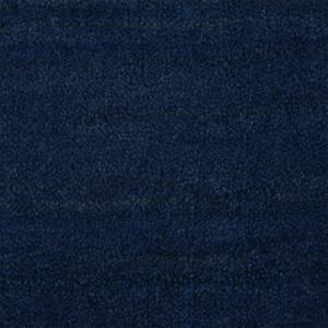 Loper Gabbeh Uni wol - Blauw - 80 x 300 cm