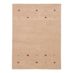 Wollteppich Gabbeh Uni Wolle - Beige - 200 x 290 cm