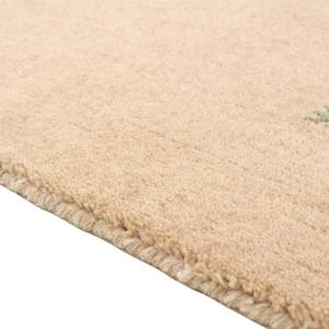 Wollteppich Gabbeh Uni Wolle - Beige - 140 x 200 cm