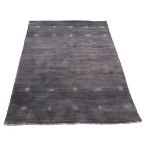 Wollen vloerkleed Gabbeh Uni wol - Grijs - 140 x 200 cm