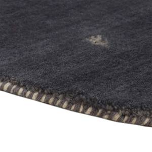 Tapis en laine Gabbeh Uni rond Gris - 200 x 200 cm