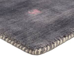 Wollen vloerkleed Gabbeh Uni wol - Grijs - 160 x 230 cm