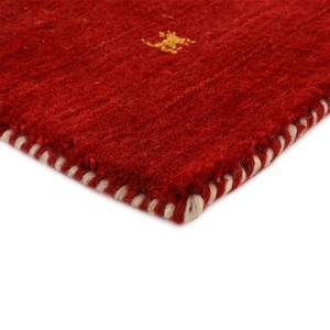 Tapis de couloir Gabbeh Uni Rouge - 75 x 240 cm