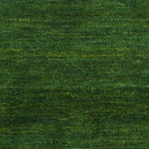 Tapis en laine Gabbeh Uni carré Vert - 150 x 150 cm