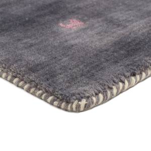 Tapis en laine Gabbeh Uni carré Gris - 200 x 200 cm