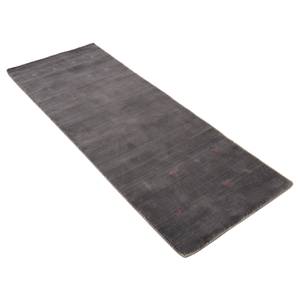 Tapis de couloir Gabbeh Uni Gris - 80 x 450 cm