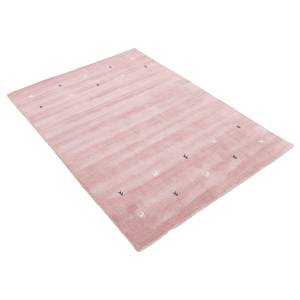 Wollteppich Gabbeh Uni Wolle - Pink - 200 x 290 cm