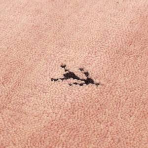 Wollteppich Gabbeh Uni Wolle - Pink - 200 x 290 cm