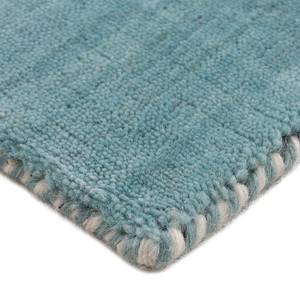 Tapis en laine Gabbeh Uni carré Turquoise - 60 x 60 cm