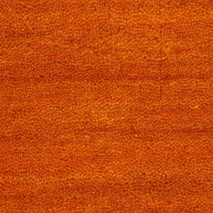 Tapis en laine Gabbeh Uni Orange - 60 x 90 cm