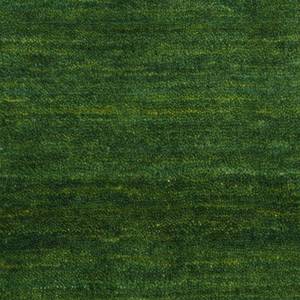 Tapis en laine Gabbeh Uni Vert - 60 x 90 cm