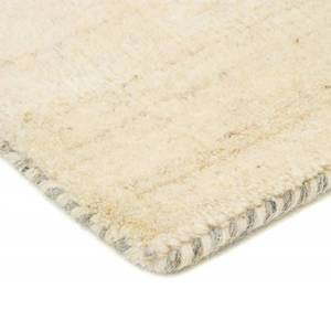 Tapis en laine Gabbeh Uni carré Blanc - 60 x 60 cm