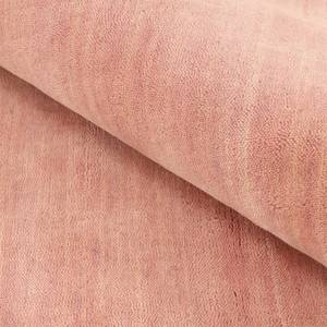 Tapis en laine Gabbeh Uni rond Rose foncé - 150 x 150 cm