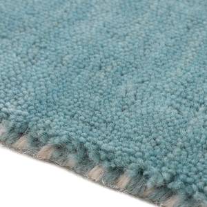 Tapis en laine Gabbeh Uni Turquoise - 60 x 90 cm