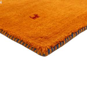 Läufer Gabbeh Uni Wolle - Orange - 60 x 180 cm